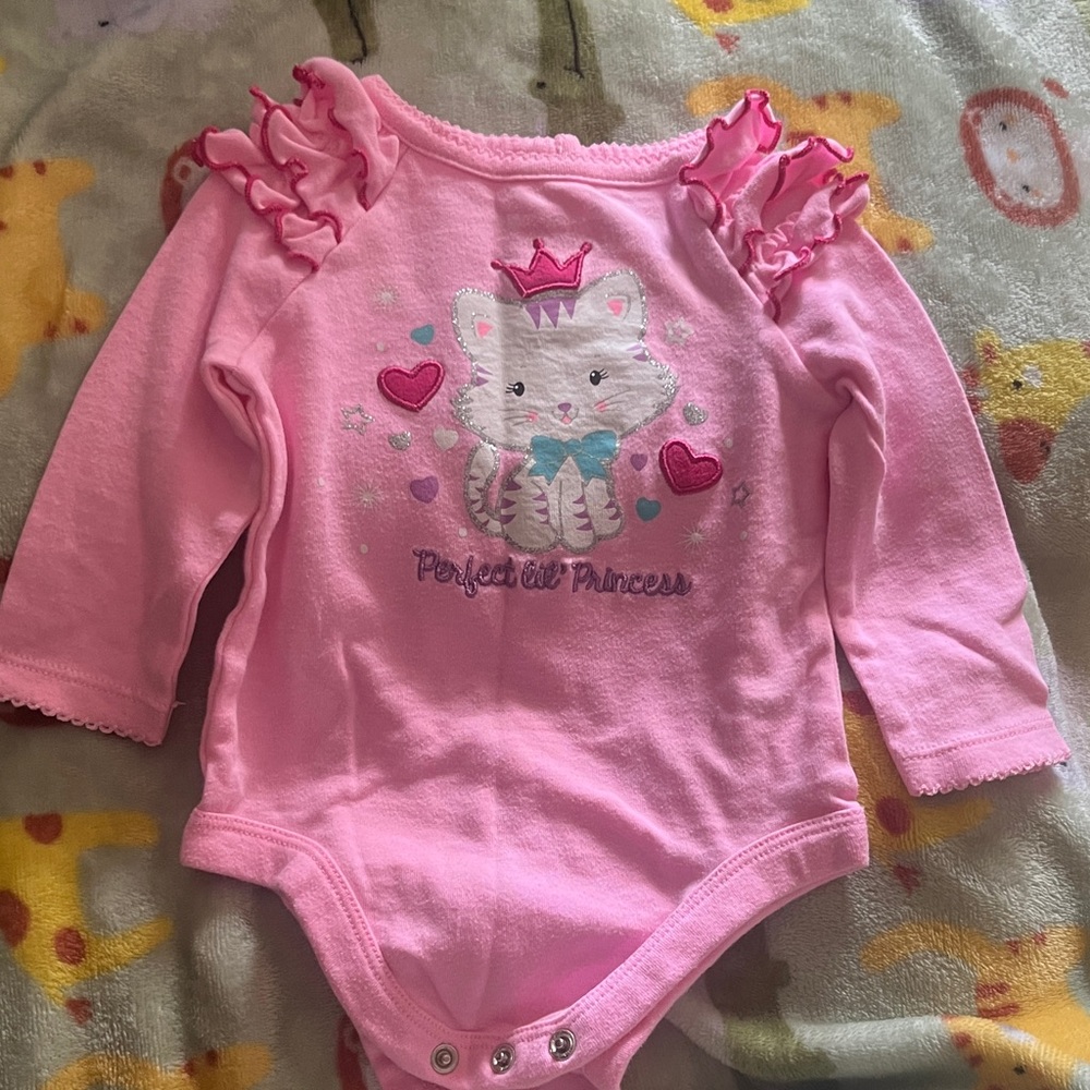 Garanimals Pink Princess Cat Bodysuit